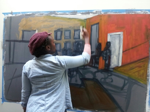 Artist/Painter at the Pratt institute #fineartist