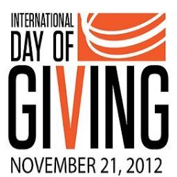 A project of CAFAmerica, the Int'l Day of Giving is a day that promotes global giving to charities based around the world.