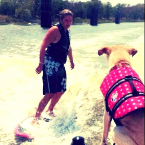 Lemonade maker, driven by design, amateur wakeboarder, boat driver, golfer, and beach bum.