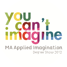 MA Applied Imagination: You Can't Imagine! Degree Show 2012 at Central Saint Martins [Dec 5 - Dec 7, 2012 ] http://t.co/xEKLM0D2lp