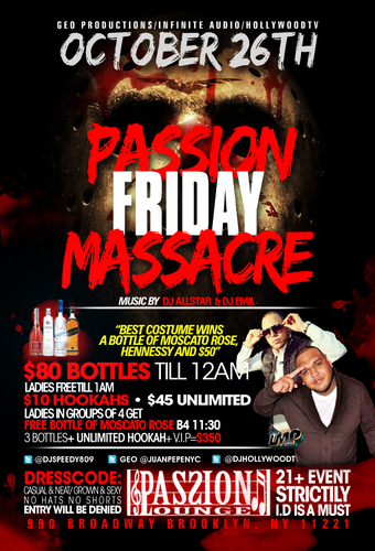 #PassionFridays @PassionLoungeNy *990 Broadway*