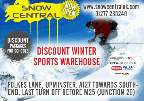 Discount Winter Sports Warehouse based in Folkes Lane, Upminster, Essex.  
We are also on Instagram - Snowcentraluk - check it out!
