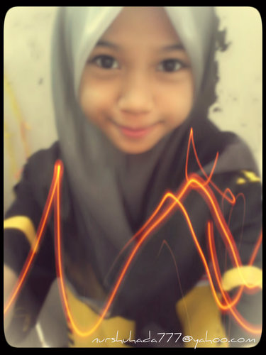 Hello!.. My name is Nur Shuhada. You can call me Shuhada. That's all about me.. And.. Bile awak Follow saya.. Saya Follow awak.. So, Nice To Meet You!.. =)