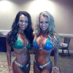 Identical twin sisters who own #TwinFitness: a studio for #personal #training, #fitness, online training, #nutrition, #bikini and figure #competition coaching.
