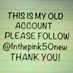 OLD ACCOUNT (@inthepink50) Twitter profile photo