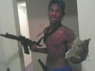 u cross that line wit me pussy #I shoot u square in yo face #R.I.P my big fuzz RON RON