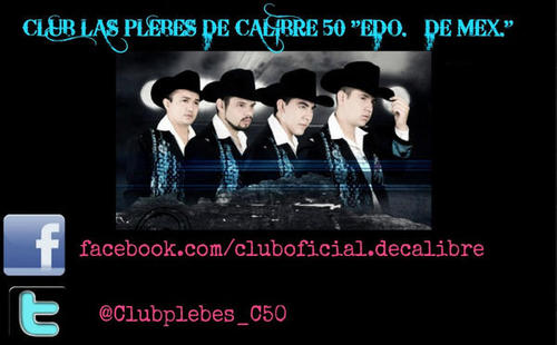 club oficial LAS PLEBES DE CALIBRE 50 Cede estado de mexico.!!!