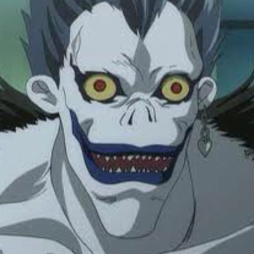 I am Ryuk, I am a Shinigami, a God of Death. I use a Death Note to kill my victims. I find that humans are so interesting. I LOVE Apples. I even get withdrawal.