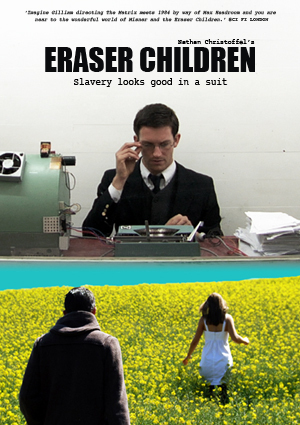 ‘Imagine Gilliam directing The Matrix meets 1984 by way of Max Headroom and you are near to the wonderful world of Misner and the Eraser Children.’ SCI FI LOND