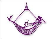 100% nylon hammock chairs. Sit up or lie down into full hammock position.
