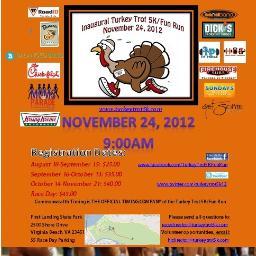 A family friendly event to help burn off those calories from your Thanksgiving event!