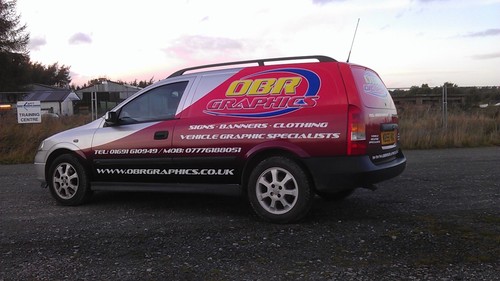 OBR Graphics are located near Oswestry specialising in car/bike graphics, health & safety signs, banners, etc. Also mail order 01691 610949 or 07776 188051