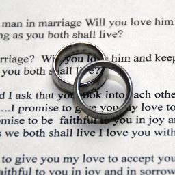I perform and plan wedding ceremonies & there is always  words spoken, love  in the air and happiness is all around  married to my honey for 53 years :).