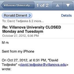 Replying all since October 27, 2012