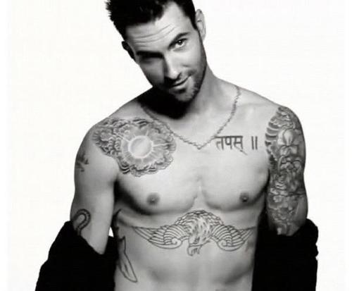 yeah i am adam levine's sexy body ;) owned by: @thaliatharifan . adam followed me back on 11/1/12 (: met Maroon 5 10/5/12