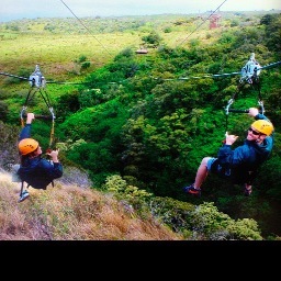 We are the largest zip line on Maui!