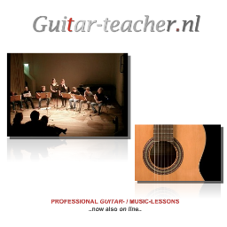 Professional (online) guitar-/music-/improvisation lessons. (also for classical musicians!) Now also - online courses - for singers: from opera to jazz to pop.