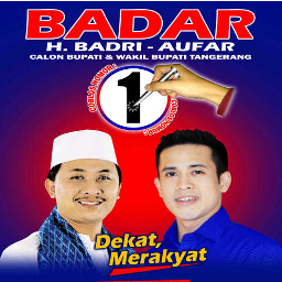 tangerang_satu's profile picture. Pesta demokrasi menjelang di Kabupaten Tangerang. Nomor 1 selalu yang terbaik dan terdepan. Pilih yang dekat dan merakyat.