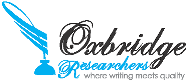 OxbridgeRs's profile picture. An academic research, book writing, business research and writing, consultancy company
