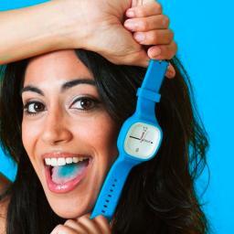 TIKKR (Tik-ur) is a fun, funky, interchangeable time-telling device that GETS NOTICED!  contact@TIKKRwatch.com