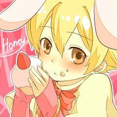 Mitsukuni Haninozuka on your service~ let's eat cake together~ and and meet usa chaan~! • Part of #OHSHCFamily