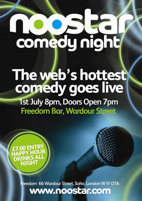NoostarComedy's profile picture. The Noostar Comedy Nights happen about once a month, at Freedom Bar in Soho. For a mild £7, you can see MASSIVE names...