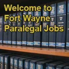 FortwayneParjob's profile picture. Fort Wayne paralegal Jobs - Search paralegal Jobs in Fort Wayne IN.
