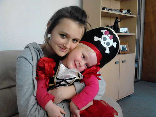 me and my little sister :D