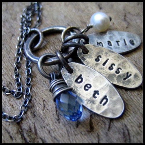 WordsToWear custom hand stamped, personalized jewelry to mark the milestones in your life! Mom of 4, avid foodie & midnight crafter. WordsToWear on Artfire.com