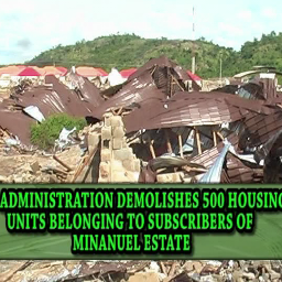 I am 500 units of housing estate situated along Airport Road, Abuja for Nigeria workers and and you have demolished me because some senators are interested