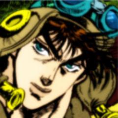 Ha~ppy, joy~ pi, nice to meet you~ pi! I'm Joseph Joestar, ripple master! Living with my wife Suzie Q. Call me Jojo.