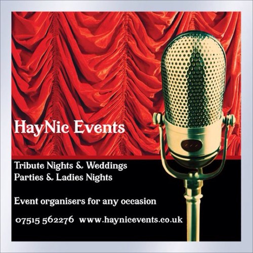 We are Event organisers for Tribute Act Evenings & Ladies Nights in Essex & Kent. Contact us for tickets haynicevents@live.co.uk 07515562276.
