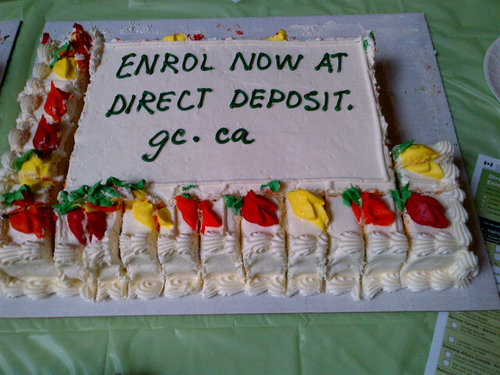 Receiver General Direct Deposit Initiative - It's your money. Get it Fast
