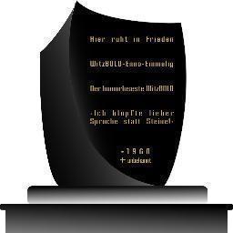 Witzboldeinmal's profile picture. Groteske, Zynismus, Ironie, Makabreres, Rhetorik, Satire, Sarkasmus, Schwarzer Humor, Sprüche, Wortspielereien, BuchSpruchBuch, Dokus über Oldenburg