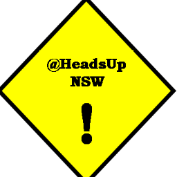 HeadsUpNSW's profile picture. NSW Heads Up. Information & Retweets. Not associated with any official/unofficial/dodgy organisation.