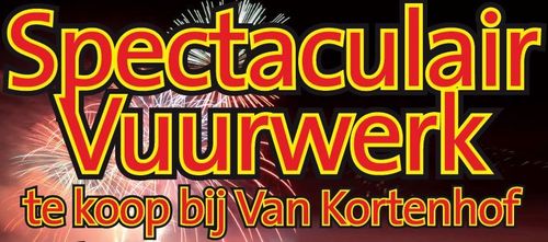 Van Kortenhof, de vuurwerkspecialist van de regio! Bestel via http://t.co/pFEusMRC of via de folder. Constant 10.000kg op voorraad! Gratis P voor de deur!