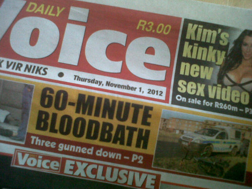 OnsSkrikVirNiks's profile picture. Awe so yeah the DAILYVoice Is Here On twitter my bru REK Jou BEK! Rek Of The Day I think I saw ghost but it was only a tik kop Running away