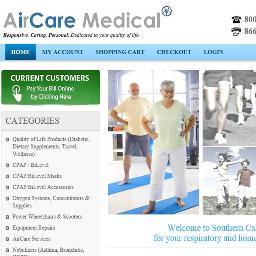 AirCare provides the highest quality CPAP, Oxygen, Med Equipment and Wellness Products and Services, in a personal, responsive and caring manner.