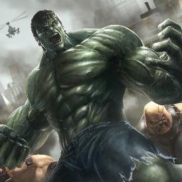*i yell out* WHEN @brucebannerb GETS MAD THEN HE TRANSFROM INTO ME INCREDIBLE HULK!!!!!