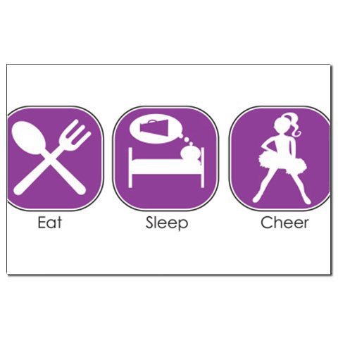 New account so please follow. We will be posting daily, and if you have any ideas on rules, sayings, ect. feel free to message us. We love cheer:)