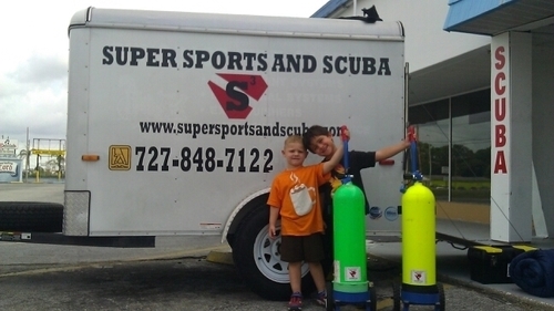 Our company name is Super Sports and Scuba. Located in New Port Richey Florida.