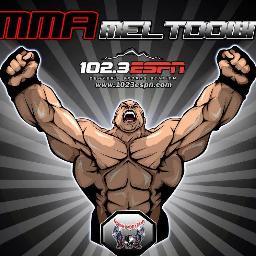 MMA Meltdown the #1 fan voted Sports Specialty Show Covering #UFC #Bellator #MMA #Boxing #KickBoxing Like us on facebook http://t.co/jJY6ofCxMl