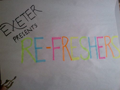REFreshersEx's profile picture. Exeter Uni presents RE-Freshers!! A chance to experience Freshers all over again in a brand new week long partaaaaay! LET'S MIX IT UP