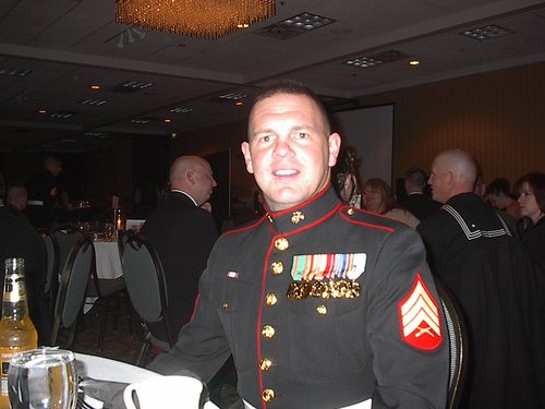 A farmer who became a Marine, a Marine who became a farmer again. Recipient of the Armed Forces Reserve Medal