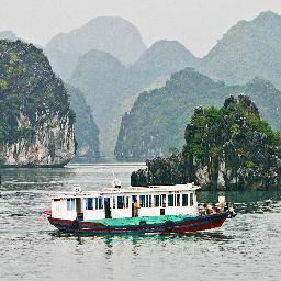 Ha Long Heritage, in the Gulf of Tonkin, includes some 1,600 islands and islets, forming a spectacular seascape of limestone