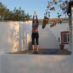 Living in rural north west Scotland; taking two years to do yoga teacher training, write, and try new things.