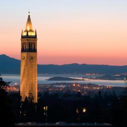 UC Berkeley Campanile (aka Sather Tower). Letting you know the time hour by hour, 24 hours a day, 7 days a week.