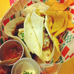 Filipino-Mexican restaurant. Home of Sisig Burritos, Lechon Kawali Tacos, and Mexikanin! 5th floor, The Podium.