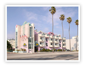 Come & experience this architecturally unique Days Inn Santa Monica Hotel destined to lift your spirits & relax your your Mind. Hollywood & Beverly Hills nearby