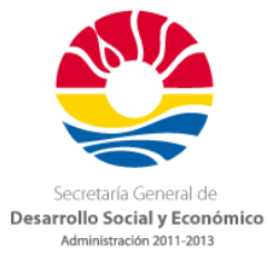 Twitter oficial de la Secretaria General de Desarrollo Social y Económico del H. Ayuntamiento de Benito Juárez.